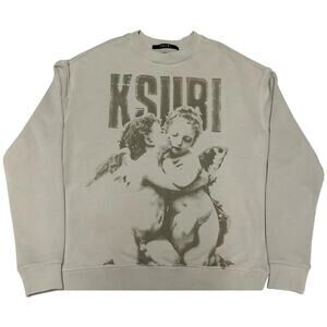 Ksubi Men's Cream and White Sweatshirt